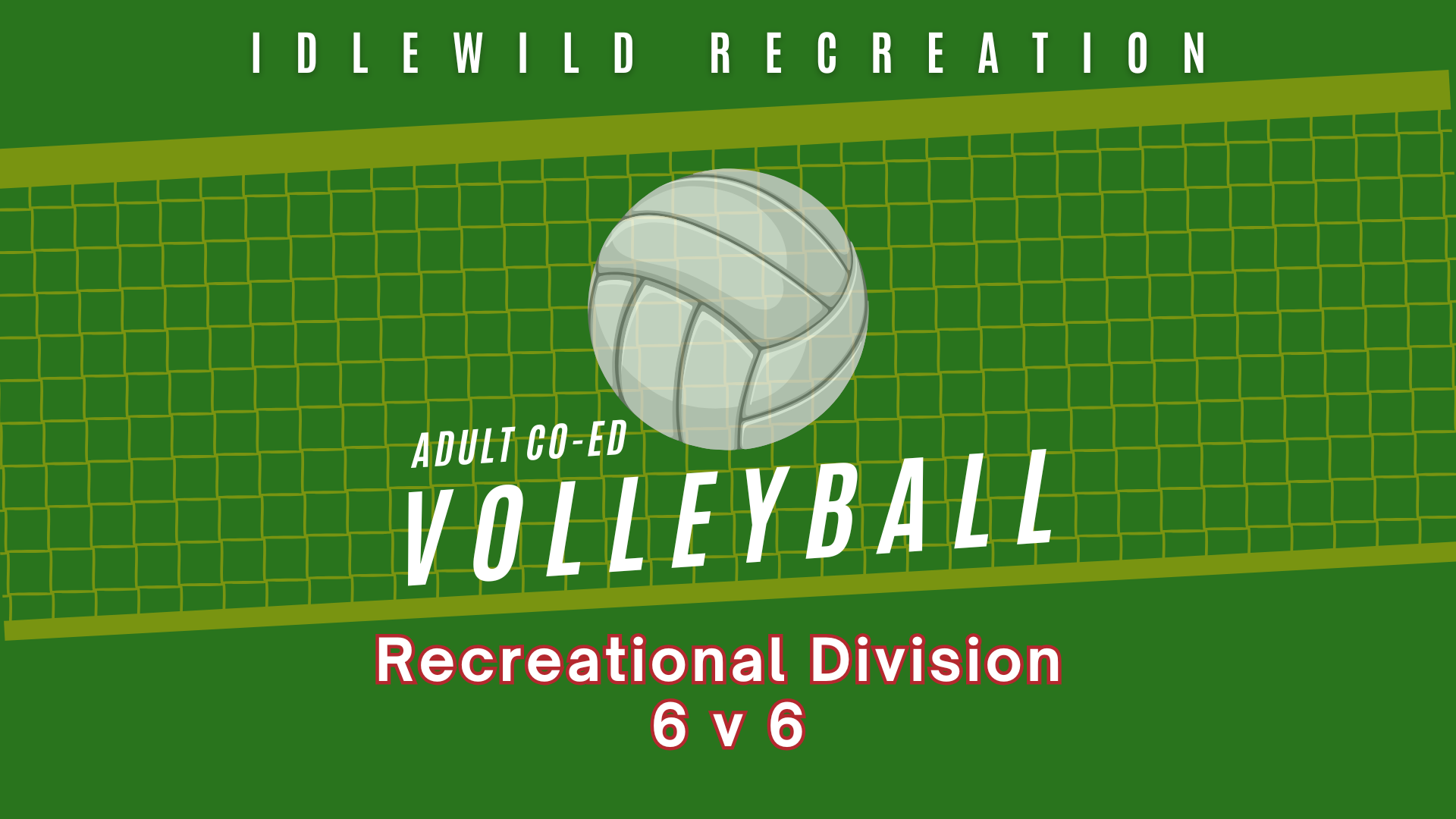 Adult Co-Ed Volleyball-Recreational Division