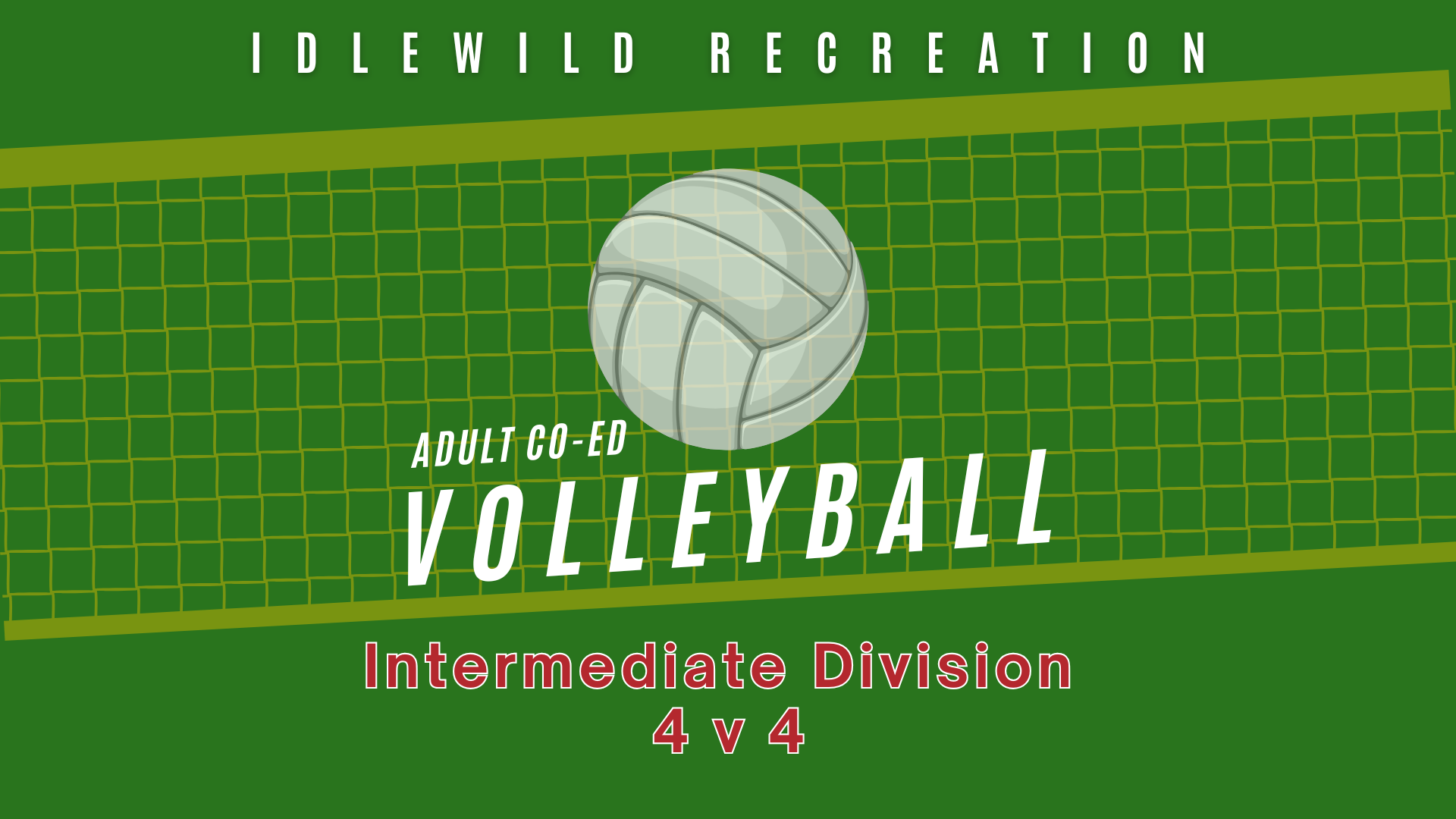 Adult Co-Ed Volleyball-Intermediate Division